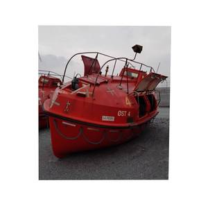 Bote Salvavidas Cerrado Usado con Prueba de Presión Reciente y Servicio de Sistema Hidráulico, Ideal para Reequipamiento en Embarcaciones Antiguas que Requieren Reparación - Product Image 1