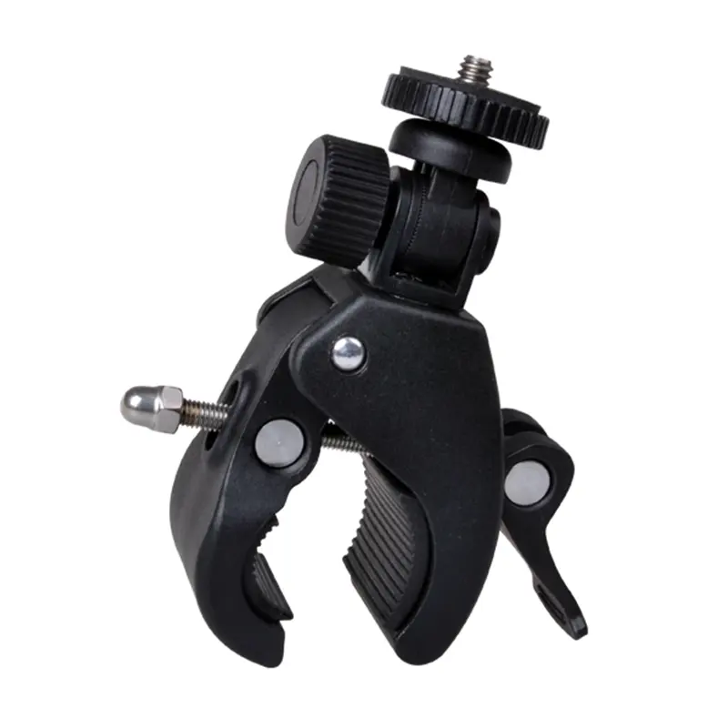 Clamp Mount with Ball Head Mount with 1/4 Thread for GoPro Hero 10 9 8 7 6 5 4,DJI Action Cameras