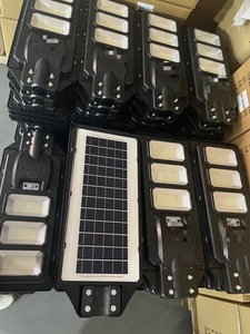 Vườn ngoài trời năng lượng mặt trời đèn đường tự động sạc 30 40 50 60 80 100 120 Watt LED thông minh ánh sáng đường phố - Product Image 6