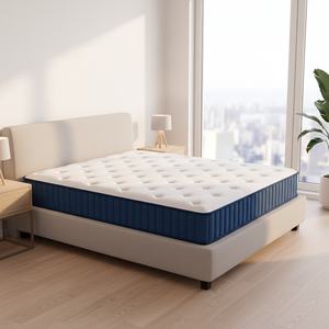 Matelas en mousse respirant taille double, enroulé dans une boîte, compressé sous vide pour utilisation hôtelière, épaisseur de 30 cm, manipulation facile, faible coût d'expédition - Product Image 1