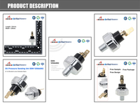 Saklar Sensor tekanan minyak, untuk Mitsubishi 3000GT Airtrek Eclipse 1258A002 MD133273