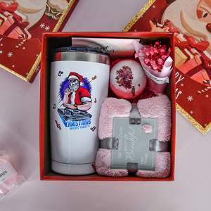 Fidanzata di san valentino di lusso signore, Set di cesti <span class=keywords><strong>regalo</strong></span> carta <span class=keywords><strong>regalo</strong></span> vino Tumbler candele collana relax Spa Set <span class=keywords><strong>regalo</strong></span> donna - Product Image 4