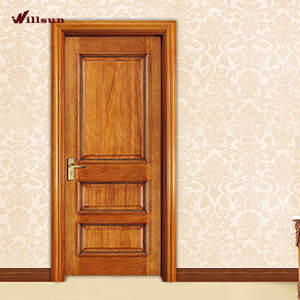 Porte d'entrée en verre, en bois massif, Design <span class=keywords><strong>de</strong></span> grande qualité, intérieur d'entrée - Product Image 2