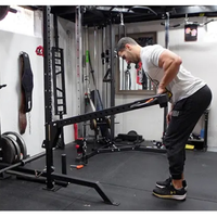 Equipo de Fitness Pusher: Palancas Inclinadas para Ejercicios de Pecho y Brazos, Entrenamiento de Fuerza, Accesorios para Power Rack de 3" x 3"
