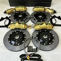 Disco de Freno de Cerámica de Fibra de Carbono Larga 330 355 400 420mm Rotor de Freno para Audi S6 S7 C7 RS5 RS6 RS7 Porsche Benz