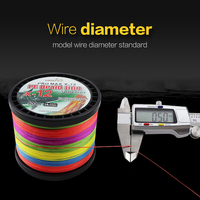 Ligne de pêche tressée PE multifilament 8/12 brins, fil tressé 10-3300lb pour eau salée 500/1000M, qualité japonaise 1000m