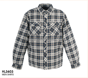 Camicie Classiche a Quadri da <span class=keywords><strong>Uomo</strong></span>, Maniche Lunghe, in Flanella di Cotone Spazzolato - Product Image 2