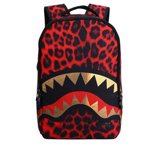 red bape bookbag