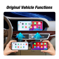 Boîtier décodeur CarPlay sans fil portable pour Mercedes Benz Classe S W221 2006-2009 NTG3.0 Android Auto Commande au volant USB