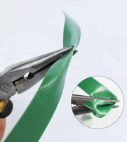 Sangles d'emballage PET 16mm 19mm 25mm 32mm, ceintures de cerclage vertes personnalisables, rouleau de cerclage manuel en plastique