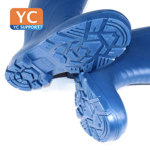 أحذية عمل مقاومة للمطر - مقدمة فولاذية ونعل مضاد للثقب للبناء والزراعة. - Product Image 4