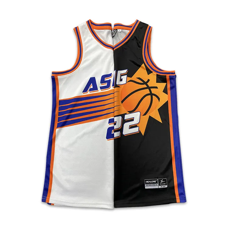 Großhandel Custom High Quality Design Basketball Uniform Sublimation Nahtloses Basketball-Trikot