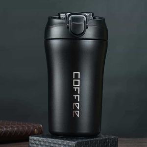 Simple 304 Stainless Steel Coffee <b>Mug</b> Portable Car Thermos Business Office Gift Dual-Drink <b>Mug</b> - Product Image 4