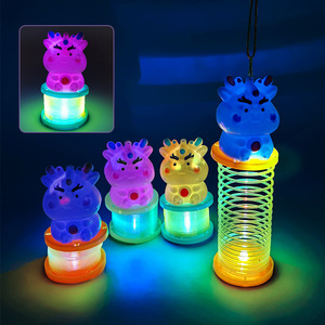 <b>Dragon</b> Year Glowing Lantern Rainbow Ring Handheld Cute <b>Dragon</b> Cartoon LED <b>Light</b> Toy For Children New Year Festival - Product Image 1