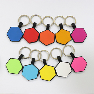 Ciondolo Esagonale Vuoto Personalizzabile in Gomma per Collare <span class=keywords><strong>di</strong></span> Gatto, Ideale per Escursioni all'Aperto - Product Image 4