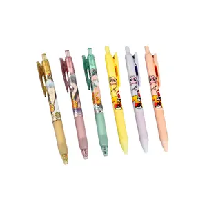 उच्च गुणवत्ता वाले कॉमिक कार्टून कैरेक्टर फुल प्रिंटिंग ब्लैंक प्रेस बॉलपेन इन्स फैंसी थर्मल ट्रांसफर ब्लैंक नॉवेल्टी सब्लिमेशन पेन