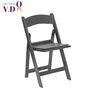 Wholesale Foldable Chair Wedding Event Plastic Garden Chairs White Folding Outdoor Chair