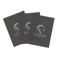 Sacs d'emballage pour vêtements personnalisés gris luxe avec logo, sacs à fermeture éclair givrés transparents, sacs en plastique à fermeture éclair givrés