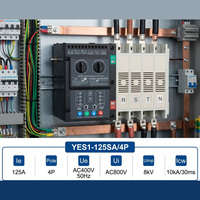YUYE YES1-630SA Commutateur de transfert automatique triphasé 4 pôles 63A-630A PC, instructions manuelles, capacité de coupure 6 kA pour usage domestique