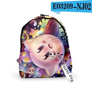 26 disegni Outdoor ErenJaeger <span class=keywords><strong>Anime</strong></span> zaino donna cartone animato Kirby borsa da scuola Preppy borsa impermeabile pranzo borsa - Product Image 5