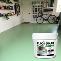 Ensemble complet - Peinture pour sols 3 gallons et apprêt 6 kg, revêtement de haute qualité, imperméable, résistant à l'usure et antidérapant