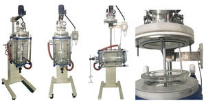 50l 100l 200l Industrial Scale Chemical Lab Vacuum Mixing Reaction Vessel Jacketed Glass Reactor - Product Image 2
