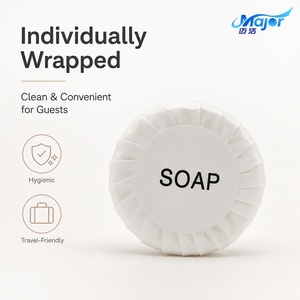 Jabón <span class=keywords><strong>de</strong></span> Hotel, Jabón <span class=keywords><strong>de</strong></span> Baño Desechable en Barra con Envoltura <span class=keywords><strong>de</strong></span> Película Perlada para Hoteles - Product Image 3
