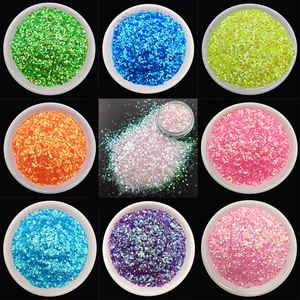 Polvo de purpurina PET iridiscente, 1KG, 1,0mm, colores brillantes ecológicos a granel para Artes de uñas y cosméticos - Product Image 3