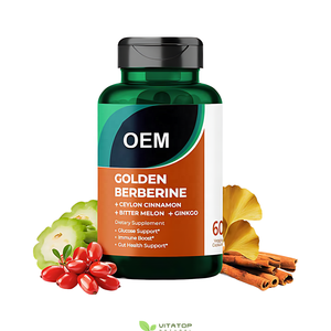 OEM özel etiket sıcak satış altın Berberine + seylan tarçın + acı kavun + Gingko kapsüller - Product Image 1