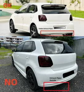Difusor de Parachoques Trasero para Polo MK5 6R 2009 2010 2011 2012 2013 2014, Cubierta Protectora Pre-Facelift, Modificación Exterior - Product Image 3