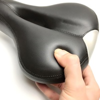 Selle de vélo de spinning en plastique respirant, équipement de fitness, coussin de siège haute élasticité, accessoires d'intérieur, réparation