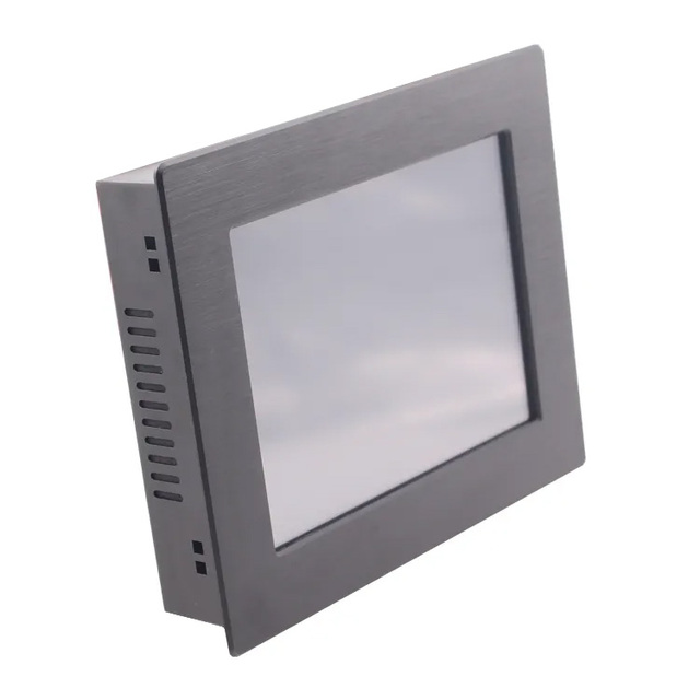 8 Inch IPS 1000 Nits High Brightness Adjustable Rugged Outdoor Sunlight Readable LCD Touch Monitor with Speaker for Business Use