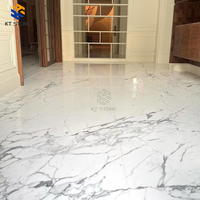Dalles de marbre brillant KT STONE pour projets d'aménagement intérieur de villas et hôtels, revêtement mural et sol