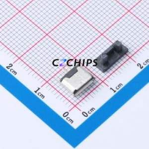 MICRO 180°JB-P2.0 USB Connector Through hole Component (THT) Connector Micro-B USB 2.0 Female Through Hole - Product Image 1