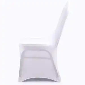 50pcs Stretch Chair Slipcover Event Party Banquet White Spandex Chair Covers For Wedding