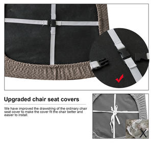 Jacquard Waterproof <strong>Chair</strong> Protector Solid Color Slipcover for Dogs Pets <strong>Kids</strong>-<strong>Chair</strong> Seat <strong>Cover</strong> - Product Image 6