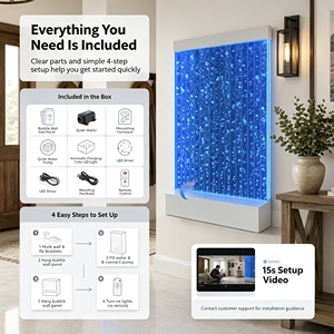 Panneau mural en acrylique imprimé sur mesure avec lumières LED, design moderne, séparateur de pièce mobile, structure de cadre translucide - Product Image 6
