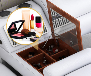 Vendita calda funzionale letto matrimoniale letto di lusso coppia con purificatore d'aria letto moderno in <span class=keywords><strong>pelle</strong></span> intelligente con poltrona massaggiante scatola di immagazzinaggio - Product Image 4