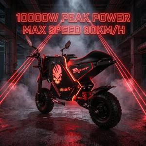 Scooter Eléctrico con Batería de Litio de 10000W 72V 50AH, Almacén UE/EE. UU., M10 90km/h, Autonomía de 80-130km, NFC, Neumáticos Todoterreno de 14 Pulgadas, Dos Ruedas - Product Image 1