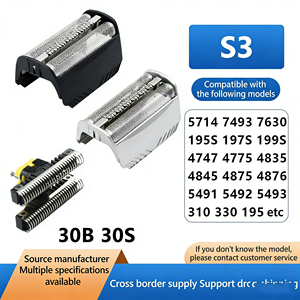 Lamina e testina di ricambio 30B 30S compatibili con i rasoi elettrici serie S3, adatte per 5714 7493 195S 197S 199S 310 33 - Product Image 4
