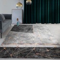 kundenspezifischer teppichhersteller nordischer teppich wohnzimmerteppich schwarz-weiße teppiche und teppiche für zu hause