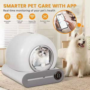 Elecpet 65L <strong>Automatic</strong> Smart Cat <strong>Litter</strong> Box Self Cleaning Fully Enclised Cat <strong>Litter</strong> Box App Control Pet Toilet <strong>Litter</strong> <strong>Tray</strong> - Product Image 2