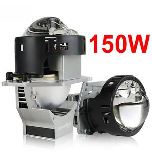 Faros LED de 3 Pulgadas para Automóvil, Lente de Proyector Bi-LED, 10000K, 150W, IP68, Impermeables, 12V, 10000 Lúmenes, Accesorios Universales para Automóvil - Product Image 1