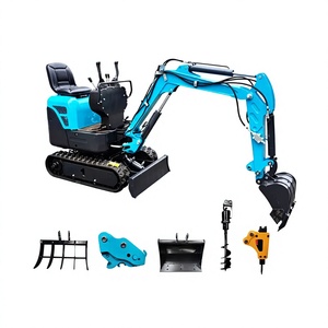 Mini-excavatrice compacte 12 tonnes, godet de 0,16 m avec accessoires, vérin hydraulique, moteur Sany 7,6 kW, 2001-4000 heures - Product Image 1