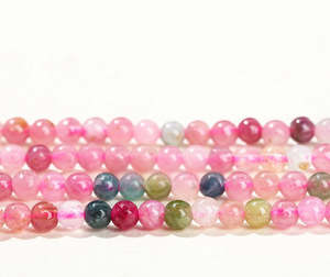 3mm cristal naturel sept couleurs tourmaline perles lâches bonbons tourmaline perles rondes DIY accessoire - Product Image 6