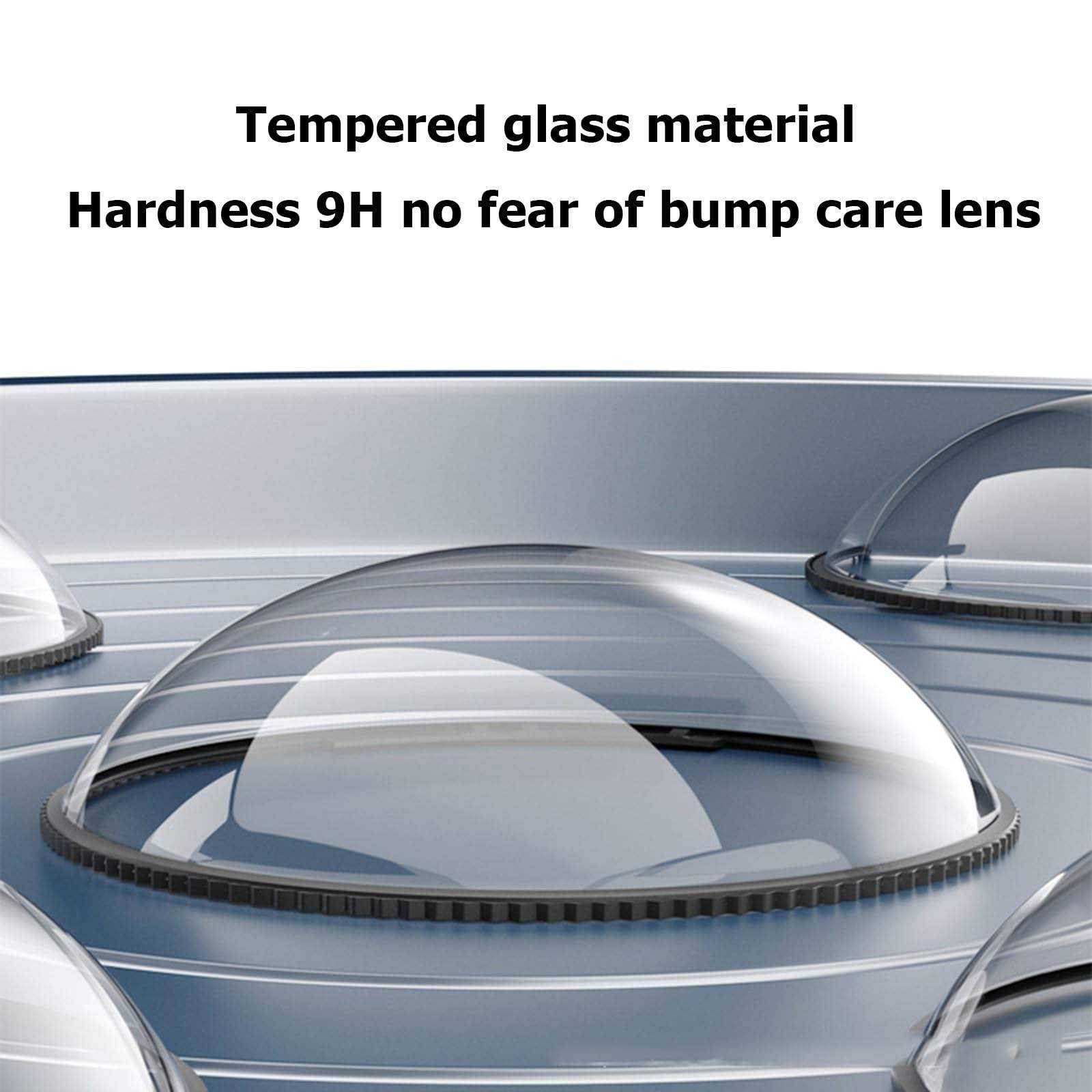 HONGDAK for Insta360 X5 AccessoriesOptical Glass Plastic Lens Guards for Insta X5 Rotatable Glass Camera Protective Protector