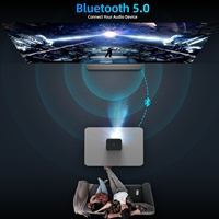 Nuevo Proyector Mini LED para Cine en Casa con Enfoque Automático, Sistema Android 9, Full HD 1080P, 350ANSI Lúmenes y Soporte