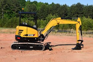 Mini-excavatrice portative SY35U 3 tonnes avec moteur Yanmar, excavatrice sur chenilles avec pompe et moteur, économie d'énergie pour la marque - Product Image 5