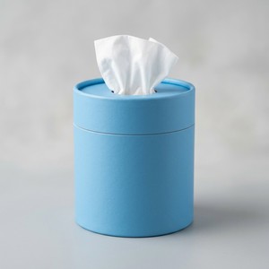 Boîte cylindrique ronde élégante en carton rigide pour distributeur de mouchoirs, emballage personnalisé avec logo, vente en gros - Product Image 1