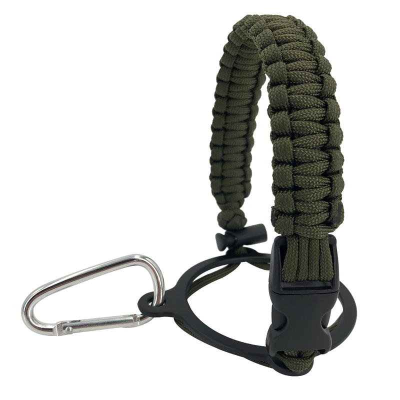 Wide Mouth Bottle Paracord Handle Outdoor